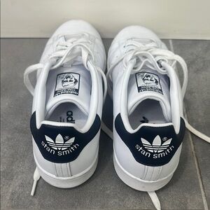 Adidas White Leather Sneakers Minimalist Design
